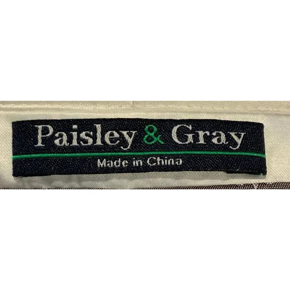 Paisley & Gray metallic floral jacquard tuxedo jacket size 44R